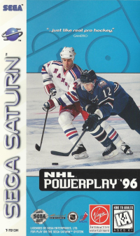 NHL Powerplay 96 Sega Saturn US box art